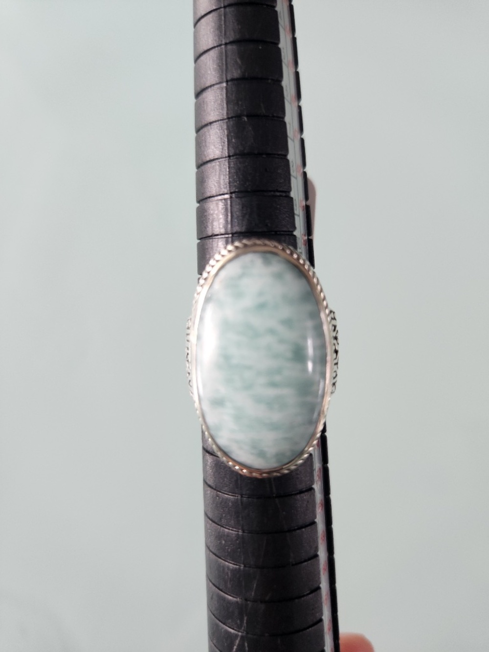 SARDA Silver Ring, Persist and Prevail Ring™ in Mint Amazonite, size 7 NWT - Picture 2 of 7